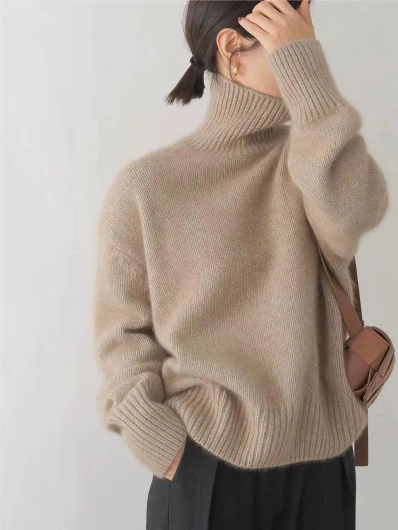 Chiara | Maglia dolcevita in cachemire