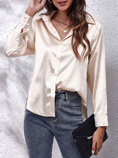 Liora | Camicia in seta a maniche lunghe