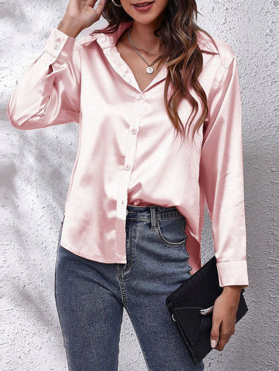 Liora | Camicia in seta a maniche lunghe