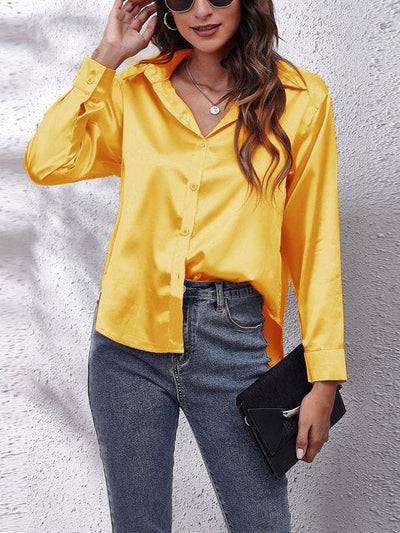 Liora | Camicia in seta a maniche lunghe