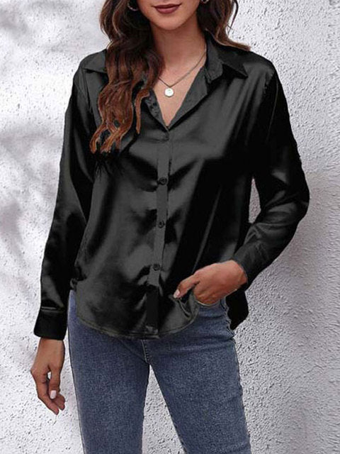 Liora | Camicia in seta a maniche lunghe