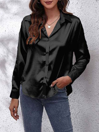 Liora | Camicia in seta a maniche lunghe