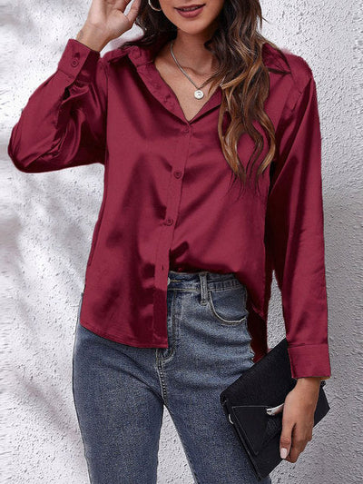 Liora | Camicia in seta a maniche lunghe