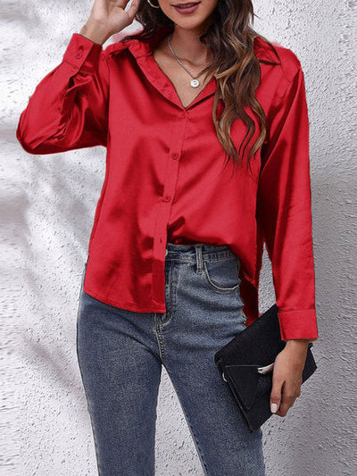 Liora | Camicia in seta a maniche lunghe