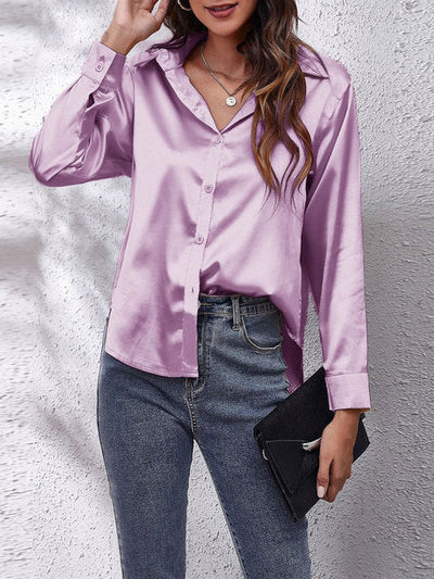 Liora | Camicia in seta a maniche lunghe