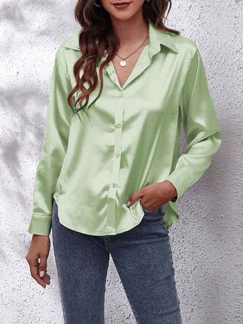 Liora | Camicia in seta a maniche lunghe