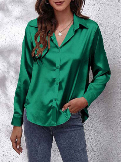 Liora | Camicia in seta a maniche lunghe