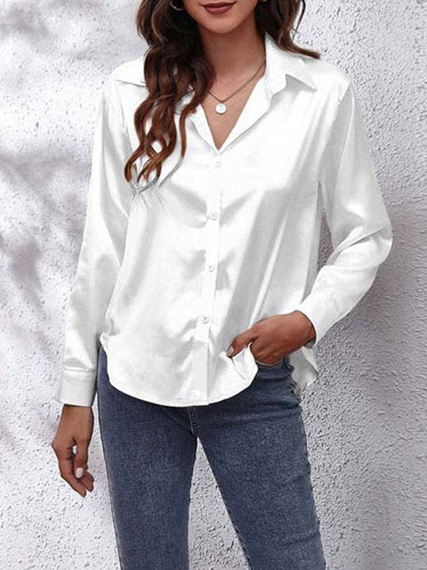 Liora | Camicia in seta a maniche lunghe