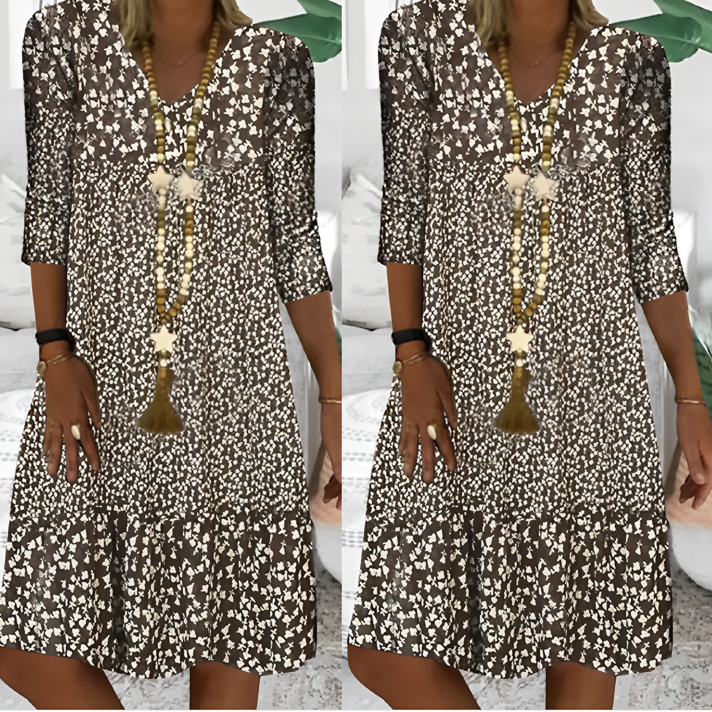 Lisa | Mini romantisches Kleid im Prärie-Stil