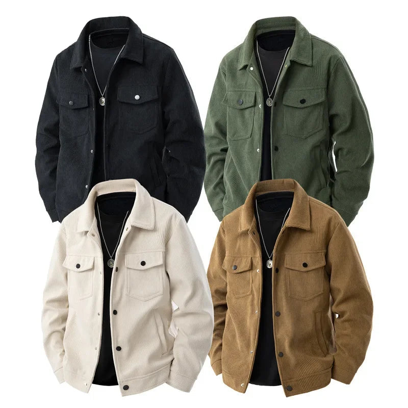 Lucas | Klassische Jacke aus Cordstoff
