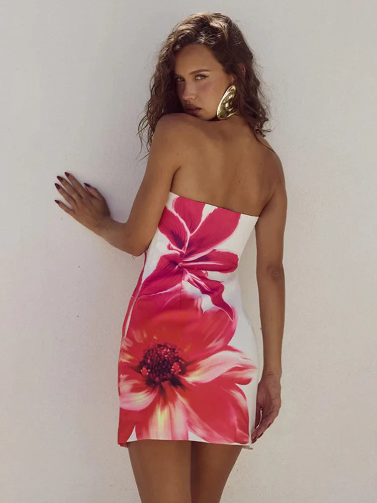 Luna | Abito Donna Floreale Elegante-5