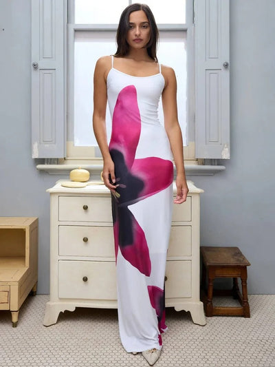 Variant image for Luna | Abito Lungo Elegante con Design Floreale per Occasioni Estive-11