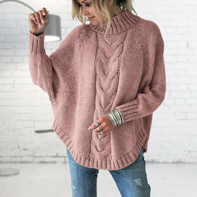 Tania | Maglione Strickpullover con Rollkragen Elegante