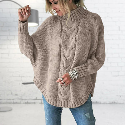 Tania | Maglione Strickpullover con Rollkragen Elegante