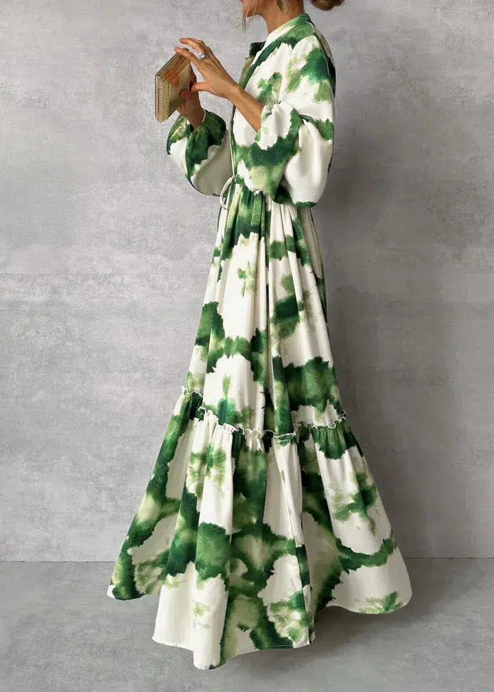 Makayla | Design fluido Discia a V Mlaio Vesto a V Maxi 0