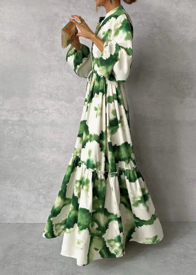 Makayla | Design fluido Discia a V Mlaio Vesto a V Maxi 0