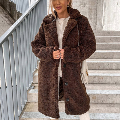 Olivia | Cappotto di orsacchiotto caldo elegante e accogliente