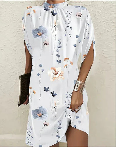 Miriam | Vestito corto a pressione botanica