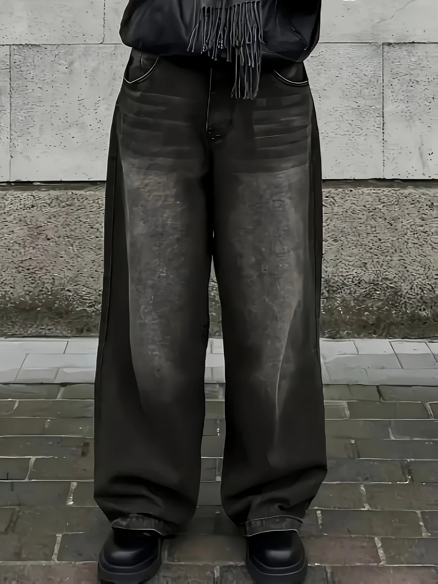 Marcel | Jeans larghi alla moda con gambe larghe