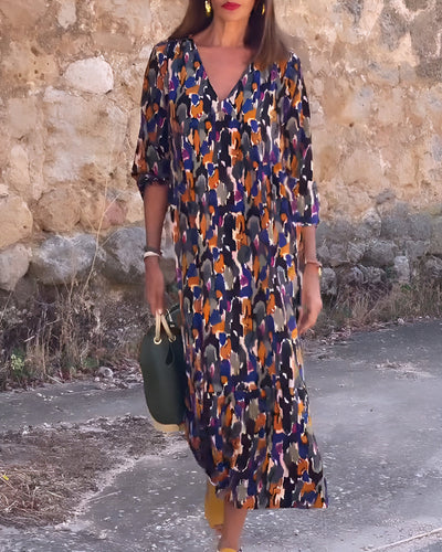Maria | Vestito midi chic-a V-Neck 1