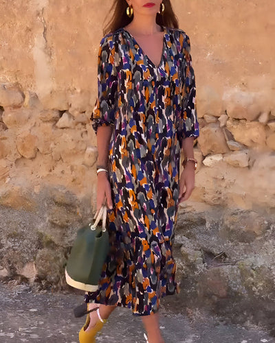 Maria | Vestito midi chic-a V-Neck 2