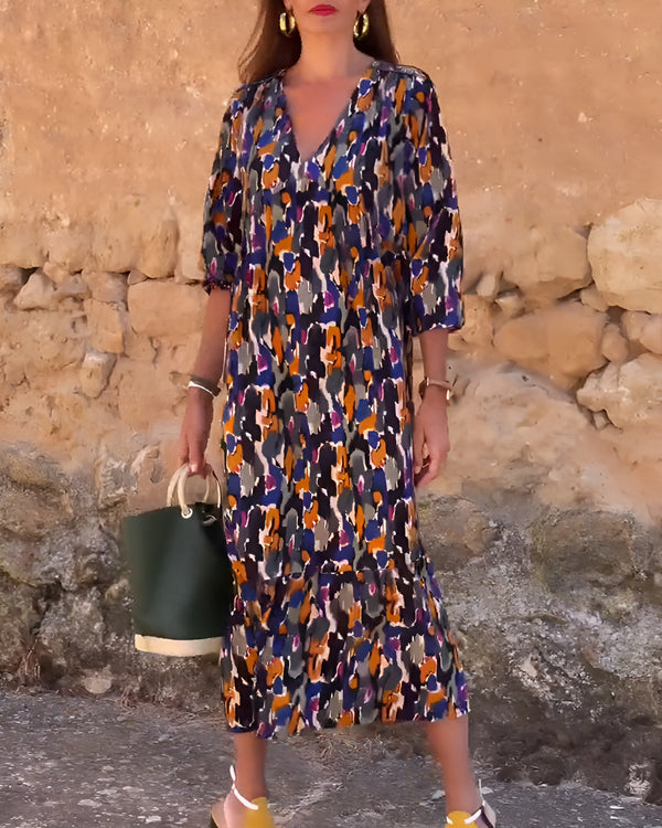 Maria | Vestito midi chic-a V-Neck 3