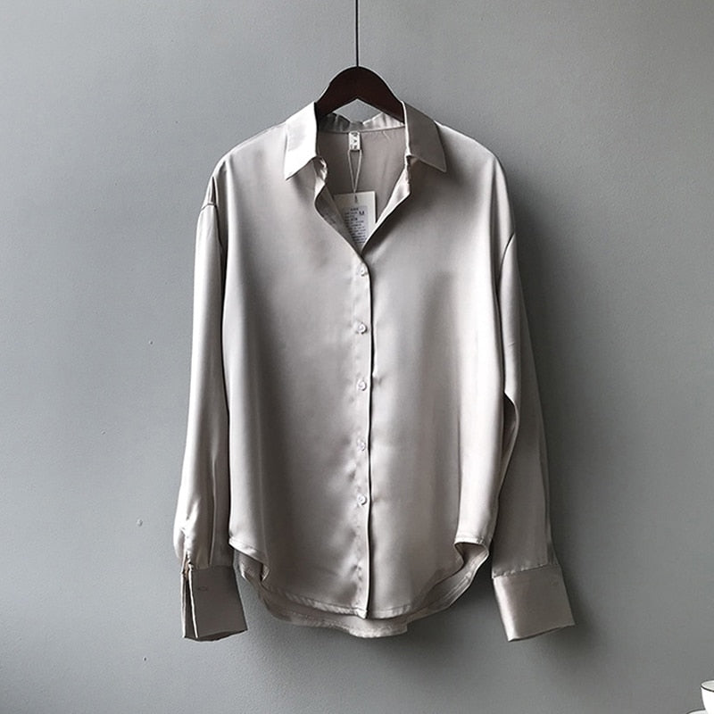 Marie | Vintage silk shirt blouse