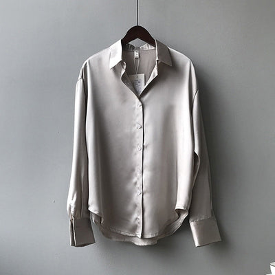 Marie | Vintage silk shirt blouse