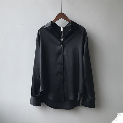Marie | Vintage silk shirt blouse