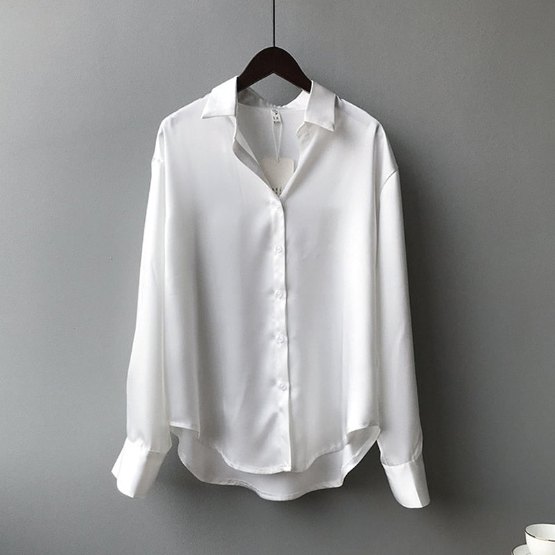 Marie | Vintage silk shirt blouse