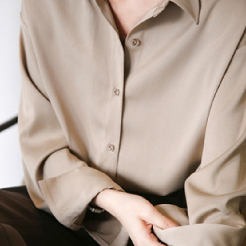 Marie | Vintage silk shirt blouse