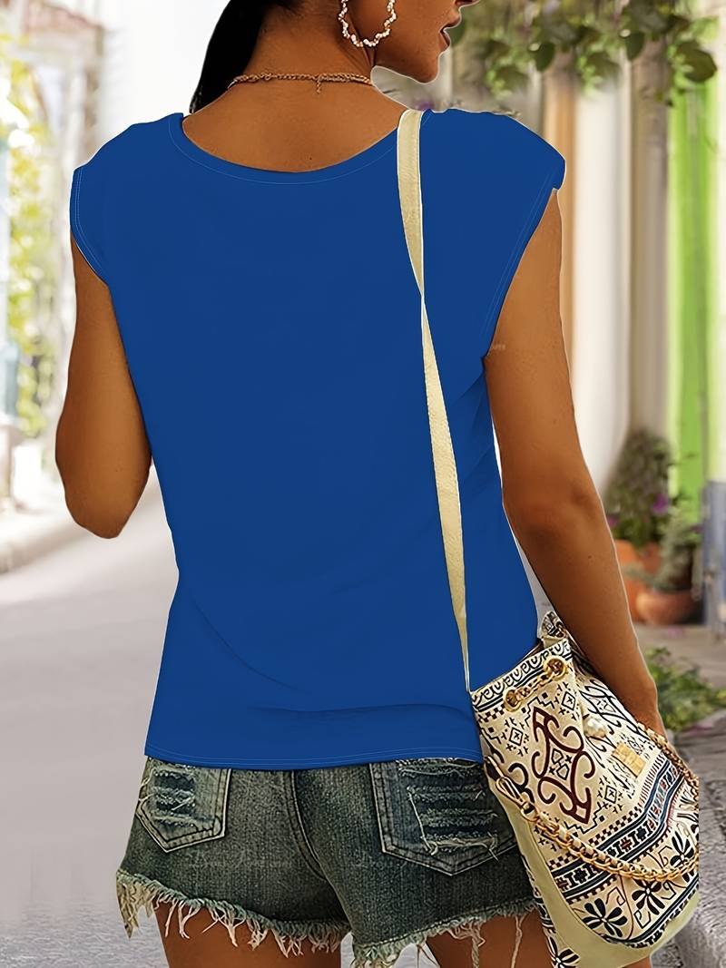 Marie | Elegantes T-Shirt mit V-Ausschnitt