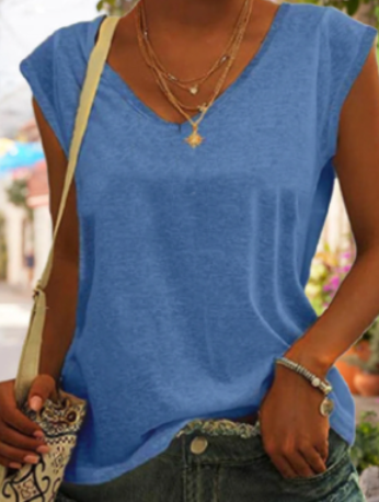 Marie | Elegantes T-Shirt mit V-Ausschnitt