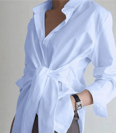 Marina | Langärmlige Bluse für Freizeit- und formelle Kleidung