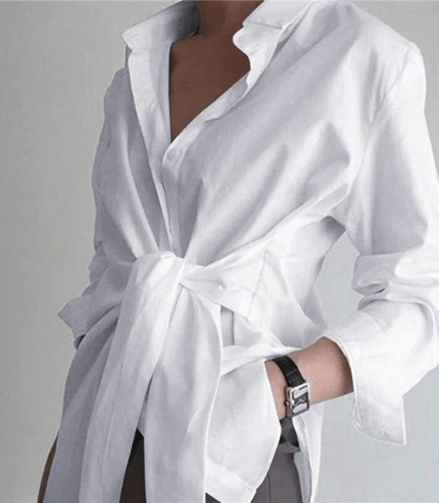 Marina | Langärmlige Bluse für Freizeit- und formelle Kleidung