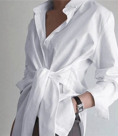 Marina | Langärmlige Bluse für Freizeit- und formelle Kleidung