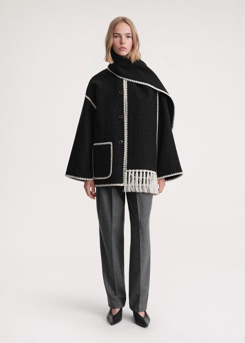 Marina | Giacca elegante e comoda con sciarpa