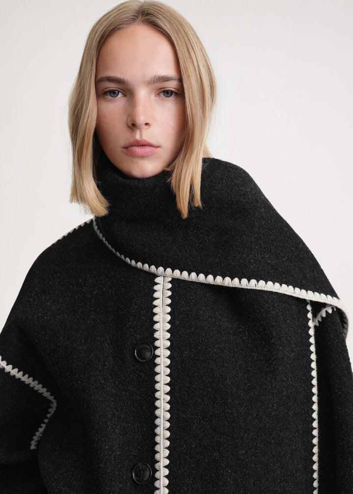 Marina | Giacca elegante e comoda con sciarpa