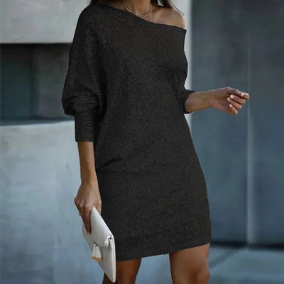 Marina | Mini shiny short dress with straps