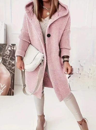 Martina | Comodo cardigan con cappuccio