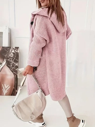 Martina | Comodo cardigan con cappuccio
