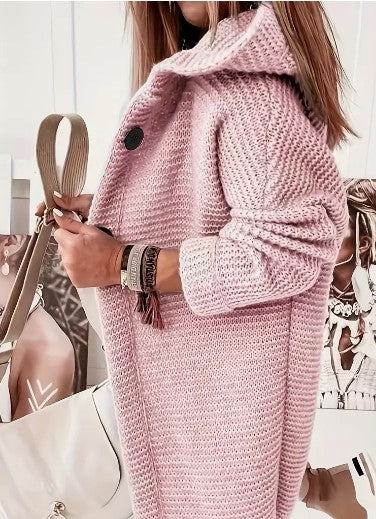 Martina | Comodo cardigan con cappuccio