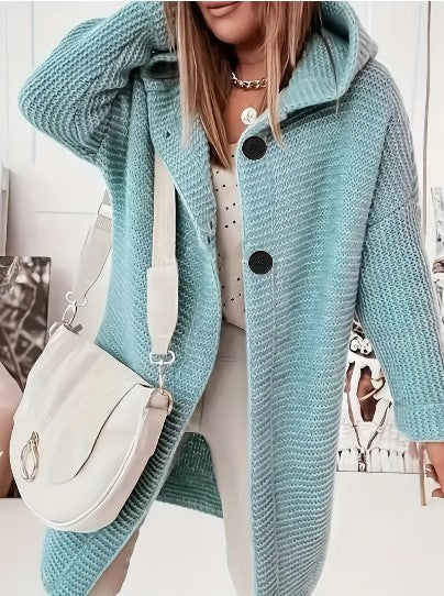 Martina | Comodo cardigan con cappuccio
