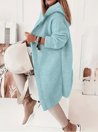 Martina | Comodo cardigan con cappuccio