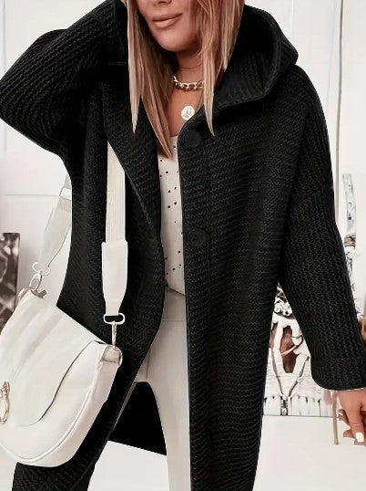 Martina | Comodo cardigan con cappuccio