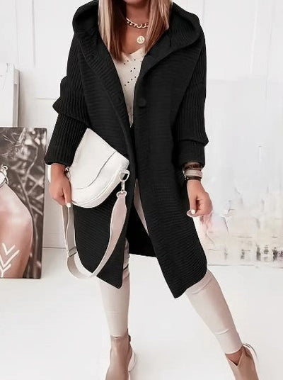 Martina | Comodo cardigan con cappuccio