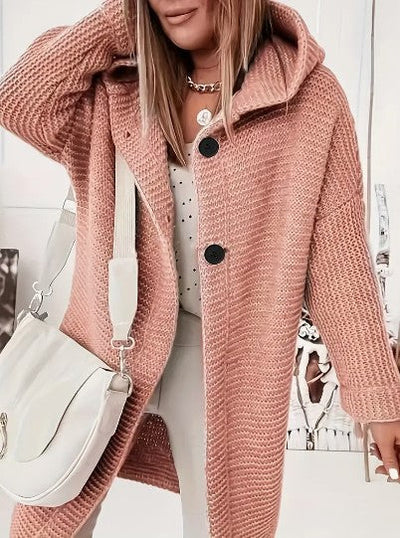 Martina | Comodo cardigan con cappuccio