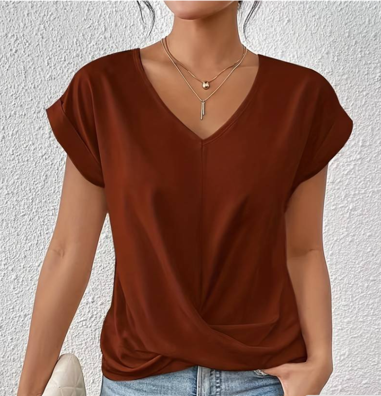 Melanie | Elegant and comfortable top with V-neckline