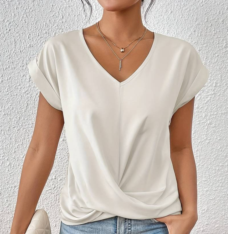 Melanie | Elegant and comfortable top with V-neckline