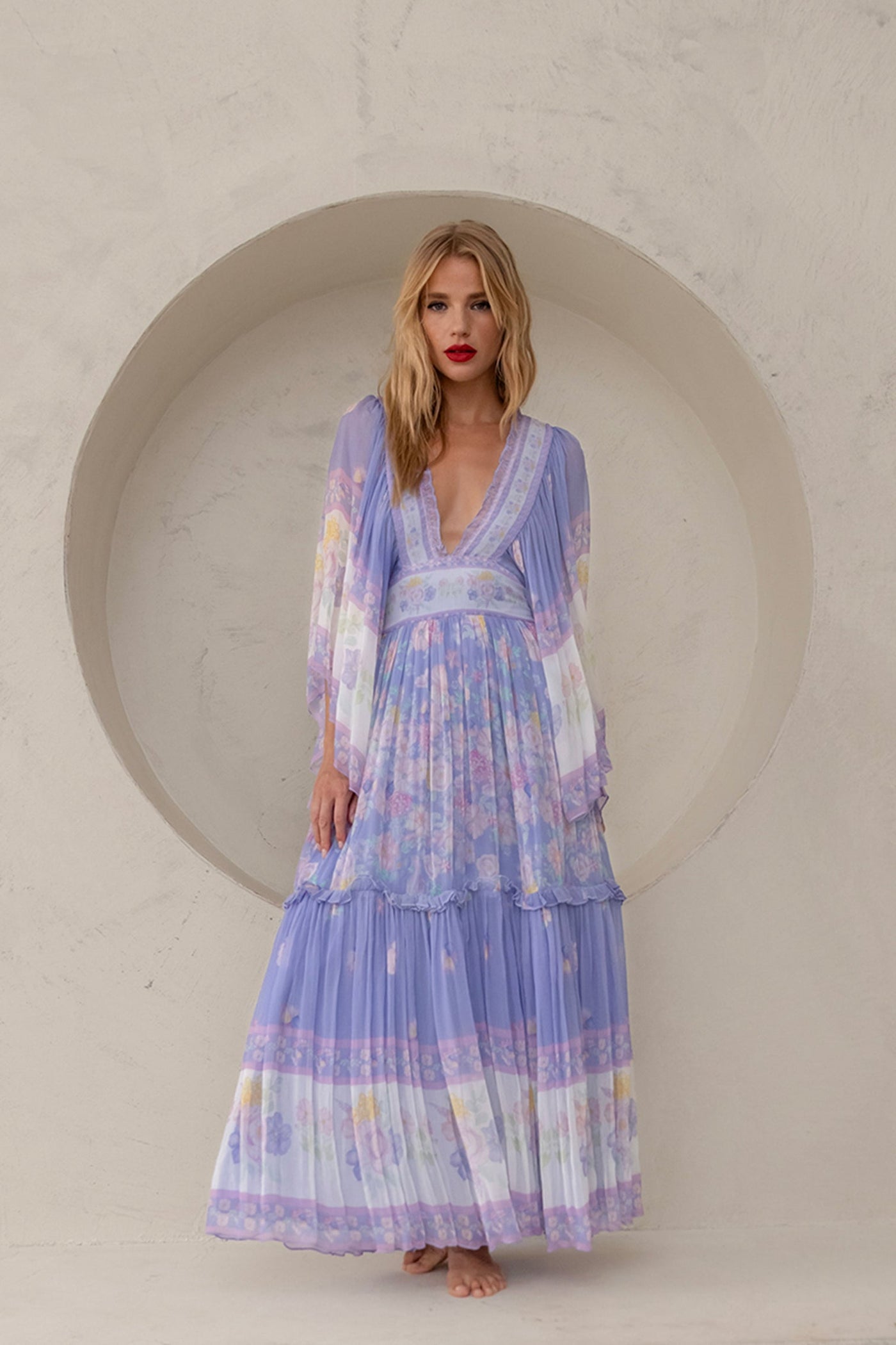 Melina | Maxi Abito  Langarm